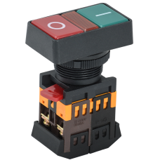 Кнопка "I-O" 1NO+1NC 30мм с подсветкой неон 230V [BBD20-PPBB-K51] PPBB-30N УЕК