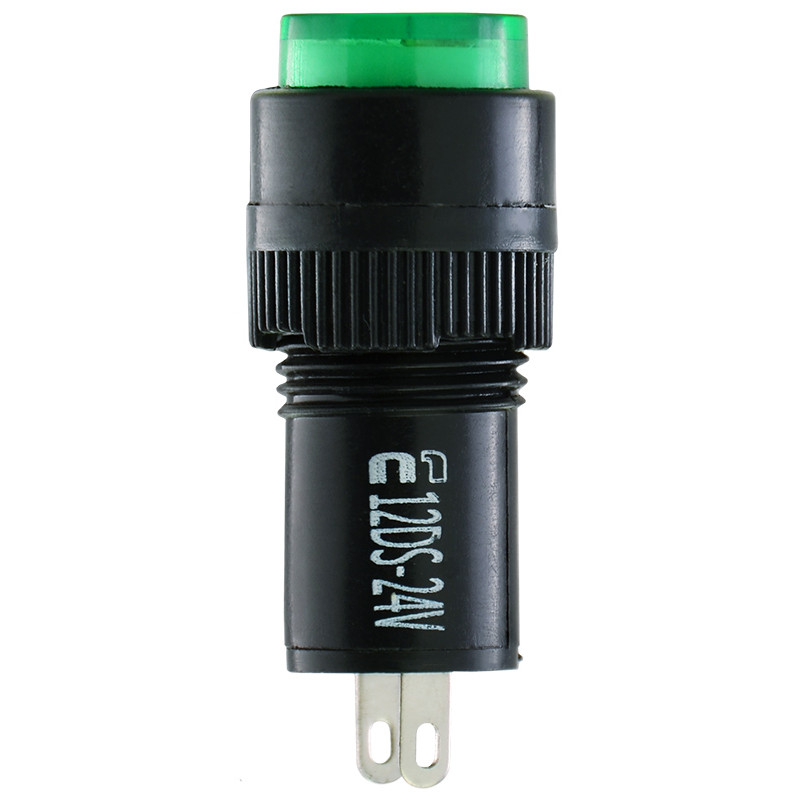 Лампа сигнальна 22мм зелений LED 24V АC/DC [A0140030189] AD22E-12DS АСКО