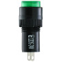 Лампа сигнальна 22мм зелений LED 24V АC/DC [A0140030189] AD22E-12DS АСКО