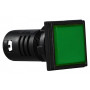Лампа сигнальна 22мм зелений LED 220V АC [A0140030156] AD22-22F АСКО