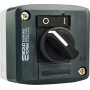 Пост одноместный "0-1" 2.5А(220V) 1NO IP54 переключатель 2-позиционный с фиксацией [A0140020058] XAL-D134H29 АСКО