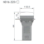Лампа сигнальна 22мм жовтий LED 230V АC/DC [593076] ND16-22D/2 CHINT