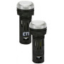 Лампа сигнальна 16мм матова білий LED 240V AC [4771611] ECLI-16-240A-W ETI