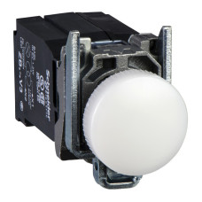 Лампа сигнальная 22мм белый LED 220V AC [XB4BV5B1] Harmony XB4 Schneider Electric