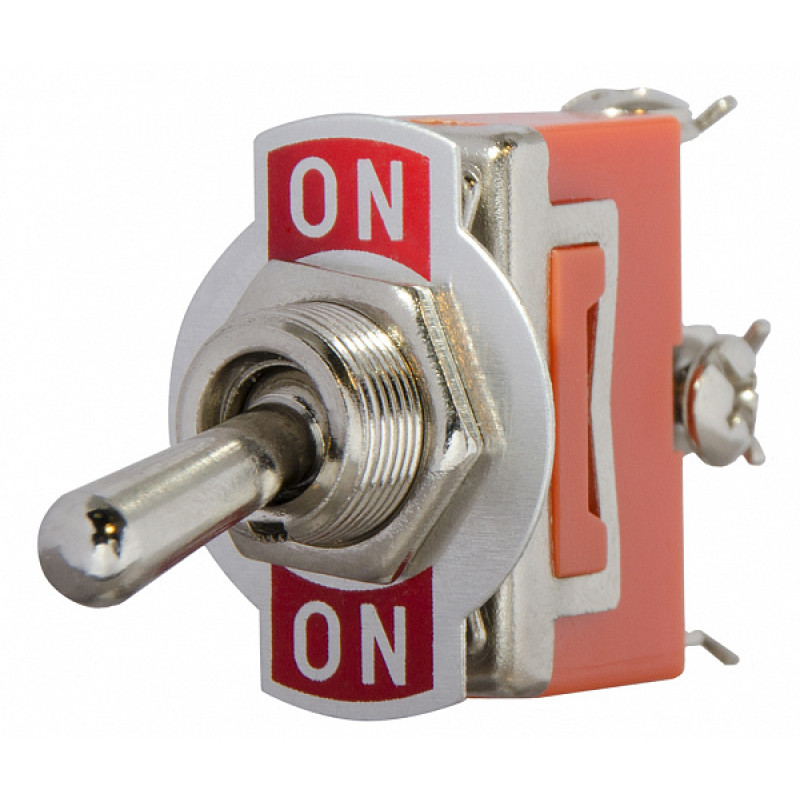 Тумблер "ON-ON" 1CO 10А 250V 2 положення 3 контакти перекидний [A0140060002] 1121 АСКО
