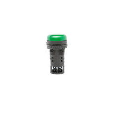 Лампа сигнальная 22мм матовая зеленый LED 24V AC/DC [4771702] ELPI-024С-G ETI