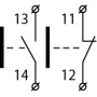 Пост двомісний "Старт-Стоп" 2.5А(220V) 1NO+1NC IP54 [A0140020005] XAL-B211Н29 АСКО