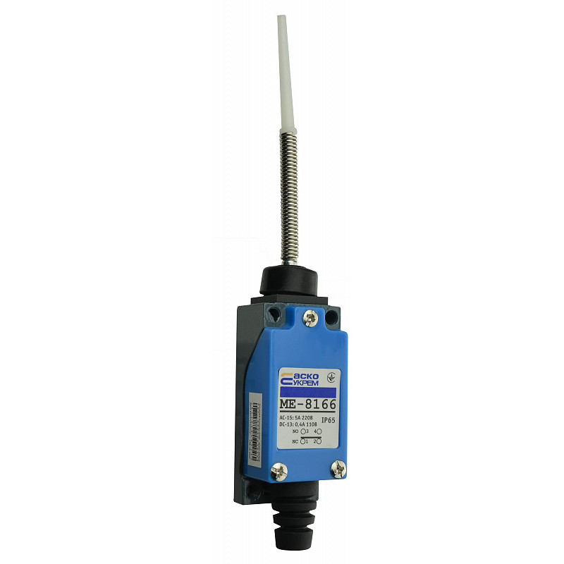 Выключатель концевой 1NO+1NC 5A 220V с пластмассовым стержнем на пружине [A0050030008] МЕ 8166 АСКО