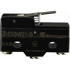 Микропереключатель 1NO+1NC 15А 250V IP20 короткая планка [A0050040005] Z-15GW21-B АСКО