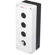 Корпус кнопочного поста 4 местный 22мм белый IP10 [Б00030663] LAY5-4 CNC