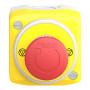 Пост одноместный "Аварийный Стоп" 3A 24V 1NO+2NC IP66 грибок [XALK178W3B140G] Harmony XALK Schneider Electric