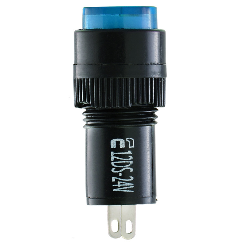 Лампа сигнальна 22мм синій LED 24V АC/DC [A0140030185] AD22E-12DS АСКО