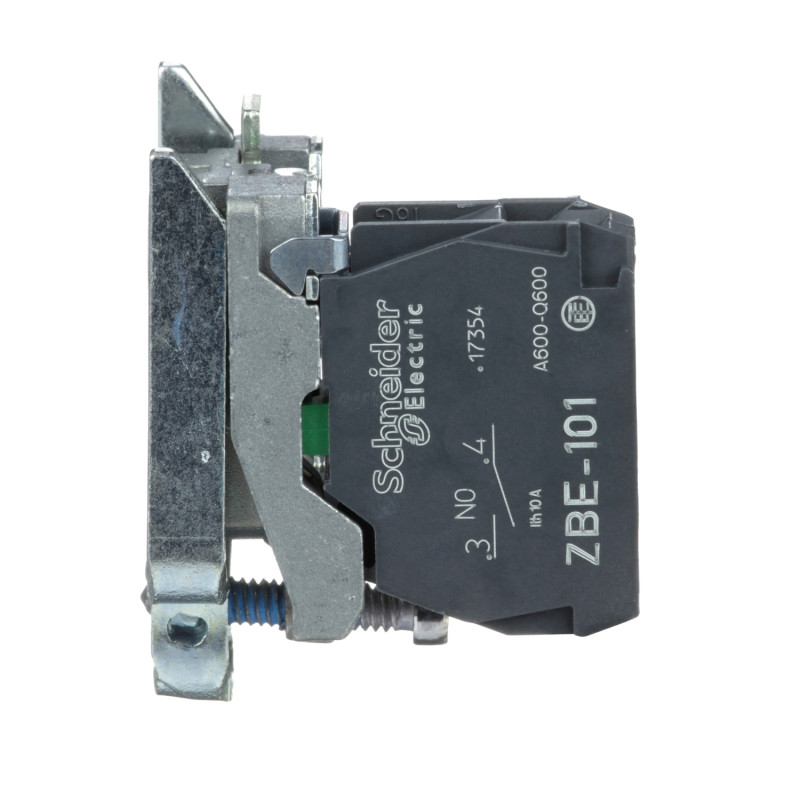 Корпус кнопки с контактом 1NO 3A 240V AC/DC с винтовым зажимом [ZB4BZ101] Harmony XB4 Schneider Electric