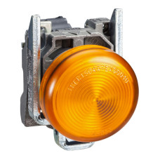 Лампа сигнальная 22мм оранжевая LED 240V AC [XB4BVM5] Harmony XB4 Schneider Electric