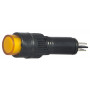 Лампа сигнальна 22мм жовтий LED 220V АC [A0140030166] AD22E-8DS АСКО