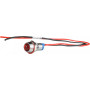 Лампа сигнальная 8мм красный LED 24V AC/DC металл [A0140030213] AС22C-8 АСКО
