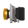 Лампа сигнальная 22мм 250V AC BA 9s желтый без лампи [XB4BV65] Harmony XB4 Schneider Electric