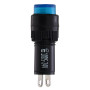 Лампа сигнальна 22мм синій LED 24V АC/DC [A0140030184] AD22E-10DS АСКО