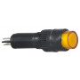 Лампа сигнальна 22мм жовтий LED 220V АC [A0140030166] AD22E-8DS АСКО