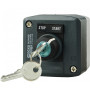Пост одноместный "Старт-Стоп" 2.5А(220V) 1NO IP54 переключатель 2-позиционный с фиксацией с ключом [A0140020059] XAL-D142H29 АСКО
