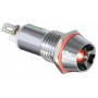 Лампа сигнальная 10мм красный LED 24V AC/DC металл [A0140030120] AD22C-10 АСКО