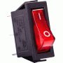 Переключатель 1 клавиша 1NO 28мм с подсветкой красный неон 220V [s2040003] e.switch.key.03 E.NEXT