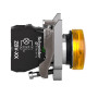 Лампа сигнальная 22мм 250V AC BA 9s желтый без лампи [XB4BV65] Harmony XB4 Schneider Electric
