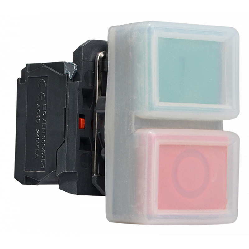 Кнопка Старт-Стоп 1NO+1NC 22мм без підсвічування IP66 [A0140010171] TB5-AL9325 АСКО