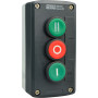Пост тримісний "Старт1-Старт2-Стоп" 2.5А(220V) 2NO+1NC IP54 [A0140020067] XAL-D339 АСКО