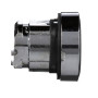Головка для кнопки 22мм без підсвічування чорна [ZB4BA2] Harmony XB4 Schneider Electric
