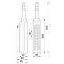 Тельферний пост 8-положень 8NO+9NC з блокуванням IP65 [s007016] e.cs.stand.xac.a.8813 E.NEXT