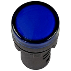 Лампа сигнальная 22мм синий LED 220V AC [Б00027223] AD22-22DS CNC