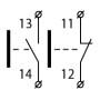 Пост двомісний "Старт-Стоп" 2.5А(220V) 1NO+1NC IP54 [A0140020006] XAL-B213 АСКО