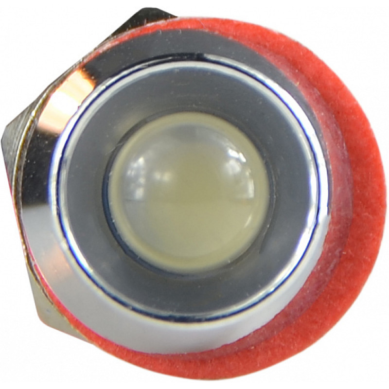Лампа сигнальная 8мм белый LED 220V AC металл [A0140030214] AС22C-8 АСКО