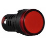 Лампа сигнальна 22мм червоний LED 24V АC/DC [A0140030047] AD22-22DS АСКО