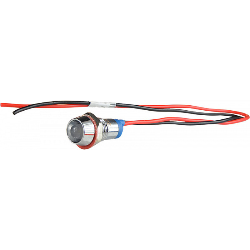 Лампа сигнальная 8мм белый LED 220V AC металл [A0140030214] AС22C-8 АСКО