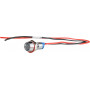 Лампа сигнальная 8мм белый LED 220V AC металл [A0140030214] AС22C-8 АСКО
