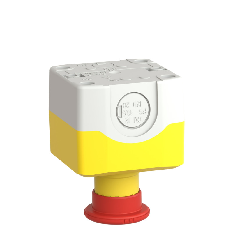 Пост одноместный "Аварийный Стоп" 3A 240V 1NO+1NC IP66 грибок [XALK178E] Harmony XALK Schneider Electric