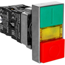 Кнопка Пуск-Стоп "I-O" 1NO+1NC 22мм с подсветкой желтый LED 230V [574789] NP2-BW8465 CHINT