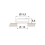 Лампа сигнальная 16мм матовая синий LED 24V AC/DC [4771603] ECLI-16-024C-B ETI