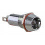 Лампа сигнальная 10мм белый LED 220V AC металл [A0140030121] AD22C-10 АСКО