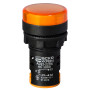 Лампа сигнальна 22мм жовтий LED 380V АC [A0140030154] AD22-22DS АСКО