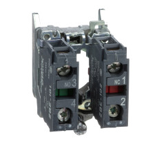 Корпус кнопки с контактом 1NO+1NC 3A 240V AC/DC с винтовым зажимом [ZB4BZ105] Harmony XB4 Schneider Electric