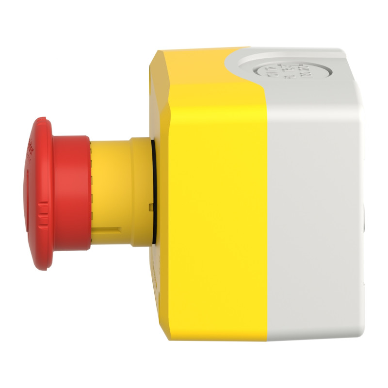 Пост одноместный "Аварийный Стоп" 3A 240V 1NO+1NC IP66 грибок [XALK178E] Harmony XALK Schneider Electric