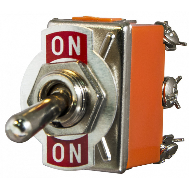 Тумблер "ON-ON" 2CO 10А 250V 2 положения 6 контактов перекидной [A0140060004] 1321 АСКО