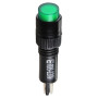 Лампа сигнальна 22мм зелений LED 220V АC [A0140030169] AD22E-8DS АСКО