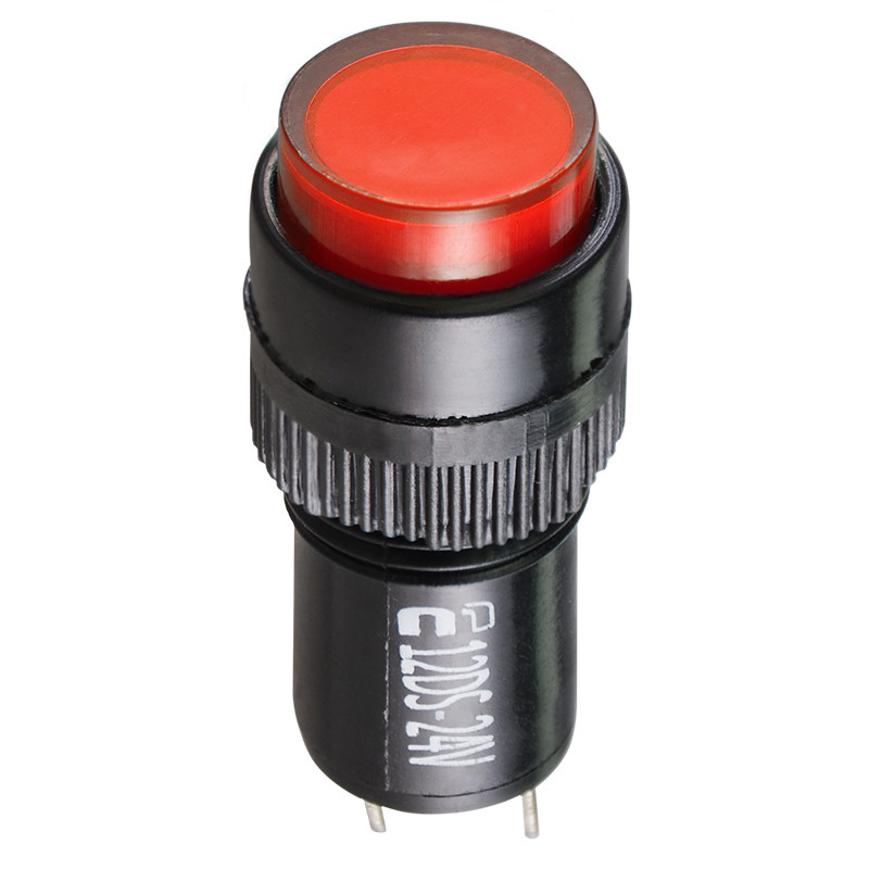 Лампа сигнальна 22мм червоний LED 24V АC/DC [A0140030187] AD22E-12DS АСКО