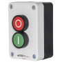Пост двомісний "Старт-Стоп" 2.5А(220V) 1NO+1NC IP54 [A0140020006] XAL-B213 АСКО