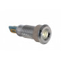 Лампа сигнальная 8мм белый LED 24V AC/DC металл [A0140030200] TY08F АСКО