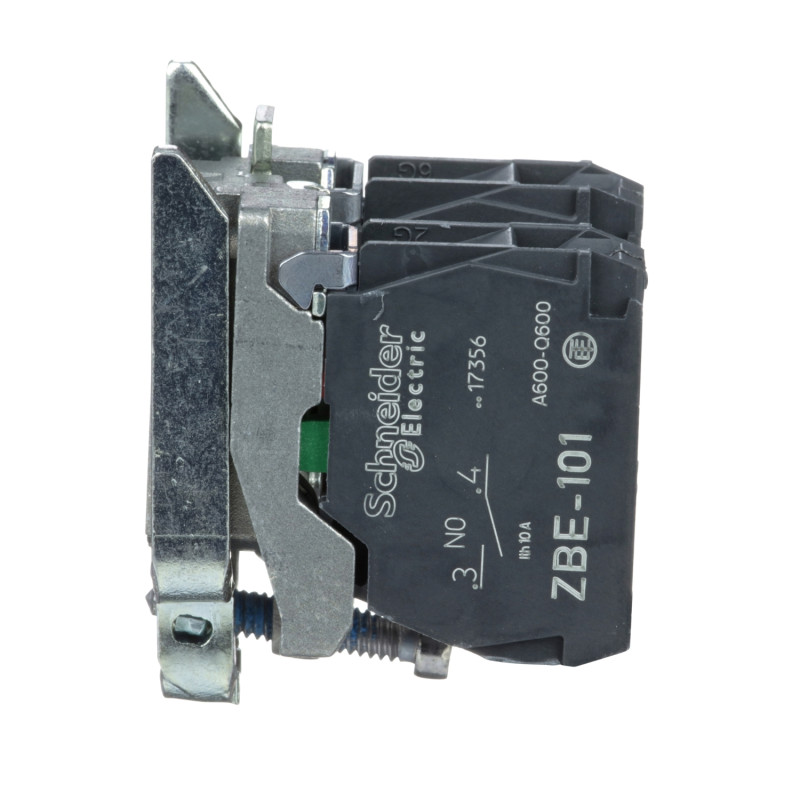 Корпус кнопки с контактом 1NO+1NC 3A 240V AC/DC с винтовым зажимом [ZB4BZ105] Harmony XB4 Schneider Electric